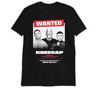 DDDREDFGU Wanted Kneecap by Order of British Metropolitan Police Counter-Terror Unit If On T ShirtBlack XL