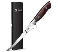 DDF iohEF Cuchillo Filetea y para Deshuesar 18 cm, Cuchillo Deshuesador Cocina en Súper Afilado Acero Inoxidable Japonés para Filetear Pescado y Carne con Mango Ergonómico