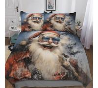 DDFRTYY B85f9a31bad9c6a24124c39f6861b713 - Juego de cama de 3 piezas, funda nórdica de microfibra con fundas de almohada, cremallera para niños adultos (220 x 240 cm)