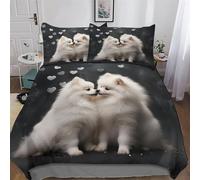 DDFRTYY German Renard Terrier - Juego de funda nórdica y fundas de almohada, 3 piezas de microfibra suave para niños y adolescentes (220 x 240 cm)