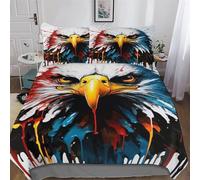 DDFRTYY Juego de ropa de cama de 2 piezas, funda nórdica para niña y niño, microfibra, suave, con fundas de almohada, 135 x 200 cm