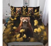 DDFRTYY Juego de ropa de cama de visón, funda de edredón suave para niños, niñas, niños y adolescentes, 3 piezas con funda de almohada, ropa de cama acogedora para cama doble (200 x 200 cm)