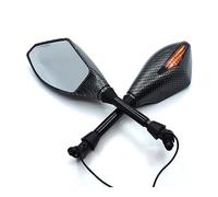 DDGBERFP para B&M&W F800R G450X G650 G650X G650GS R NineT K1200R, Espejos Retrovisores para Motocicleta, Negros con Señal De Giro, Espejos Integrados Piezas compatibles(Negro 1)