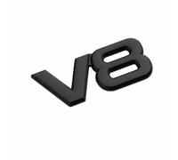 DDHHBH Auto Emblema Insignia Adhesivo para Land Rover Range Rover,3D Metálico Logo Pegatina Distintivo Letra Sport Decal Sticker Car carrocería Styling Auto Accesorios,Black-V8(2)