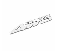 DDHHBH Auto Emblema Insignia Adhesivo para Opel Zafira,3D Metálico Logo Pegatina Distintivo Letra Sport Decal Sticker Car carrocería Styling Auto Accesorios,Silver-4WDFULLTIME