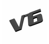 DDHHBH Auto Emblema Insignia Adhesivo para Volkswagen Amarok,3D Metálico Logo Pegatina Distintivo Letra Sport Decal Sticker Car carrocería Styling Auto Accesorios,Black-V6