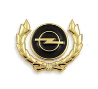 DDHHBH Coche Emblema Pegatina para Opel Insignia Grand Sport 2017-2024,Metálico Insignia Logo Adhesivo Coche Carrocería Distintivo Tipo de ala Logotipo Decoración Accesorios Coche,B