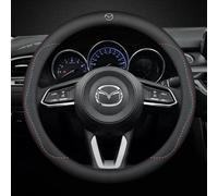 DDHHBH Funda Volante Coche para Mazda CX-60 2022-2025,Nappa Cuero Automóvil Cubierta Protector Volante Toque cómodo Cubre Volante Transpirable Antideslizante Accesorios Coches Interior
