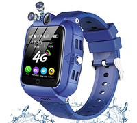 DDIOYIUR Reloj Inteligente, 4G GPS, con WiFi, SMS, Chat de Voz y Video, Bluetooth, Alarma, Podómetro, Música, Adecuado para Regalos de cumpleaños de 4 a 16 niños