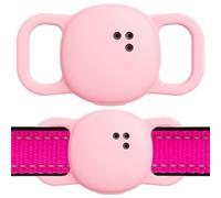 DDJ Funda protectora para Tile Life360 (2024) para collar de gato, paquete de 2 fundas protectoras de silicona antipérdida, soporte para rastreador de azulejos para collares de perros y mascotas