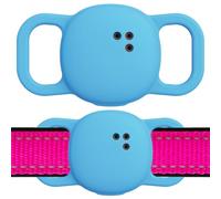 DDJ Funda protectora para Tile Life360 (2024) para collar de gato, paquete de 2 fundas protectoras de silicona antipérdida, soporte para rastreador de azulejos para collares de perros y mascotas