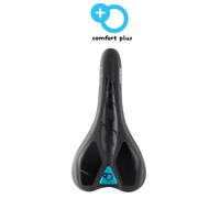 DDK Saddles: 073MF - Comfort Plus Unisex MTB Saddle in Black-BLACK