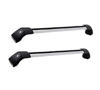 DDLLZDSP 2 Piezas Baca Coche para Hyundai Kona 2024 2025, Portaequipajes de Aluminio Resistente para Transporte de Equipaje, Accesorios Decorativos, C/Black-Silver