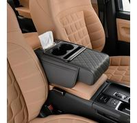 DDLLZDSP Funda Reposabrazos Coche para MG ZS EV MG3 MG4 MG5 MG7 GT HS RX5 2000-2024, Alfombrilla Multifuncional de Caja de Almacenamiento para Reposabrazos, Antiarañazos Interior Accesorios, Gray