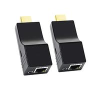 DDMALL 4K HDMI Extender, 70m/230ft sobre Single CAT5e/CAT6/CAT7 Cable, Soporte Ultra HD 4K@60Hz, HDR, HDMI 2.0, HDCP 2.2/1.4, EDID, POC, Alimentado por USB, Tamaño Mini, transmisor y Receptor HDMI