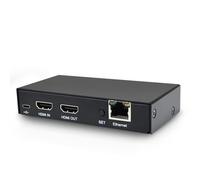 DDMALL Codificador de transmisión en Vivo H.265 H.264, Entrada HDMI 4K @60Hz, Bucle Local 4K en Tiempo Real, codificador de vídeo HDMI para Youtube, Twitch, Modelo HEV-10