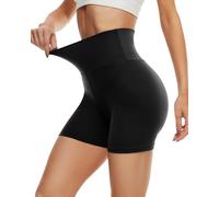 DDOBB Pantalones Cortos Mujer Mallas Cortas Shorts Mujer Pantalon Corto Mujer Leggins Cortos Boxer Anti-silp Debajo de Los Vestidos para Running, Yoga y Ejercicio(Negro,4XL)
