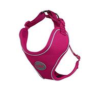 DDOXX Arnés Perro Air Mesh, Ajustable, Reflectante, Acolchado | Muchos Colores & Tamaños | para Perros Pequeño, Mediano y Grande | Accesorios Gato Cachorro | Rosa Rosa, XL, chuches para Perros