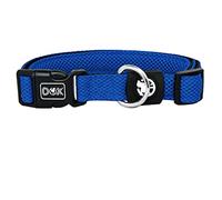 DDOXX Collar Perro Air Mesh, Ajustable, Acolchado | Muchos Colores & Tamaños | para Perros Pequeño, Mediano y Grande | Collares Accesorios Gato Cachorro | Azul, XS