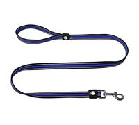 DDOXX Correa Perro Air Mesh, Reflectante, Acolchado, Lazo de Mano, 120 cm | Muchos Colores & Tamaños | para Perros Pequeño, Mediano y Grande | Accesorios Gato Cachorro | Azul, S, empapadores
