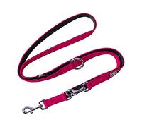 DDOXX Correa Perro Multiposición Air Mesh, Ajustable en 3 tamaños, 2m | Muchos Colores & Tamaños | para Perros Pequeño, Mediano y Grande | Correa Accesorios Doble 2 Gato Cachorro | Rosado Pink, XS