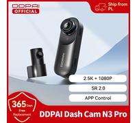 DDPAI Cámara de Tablero Mola N3 Pro GPS, 1600p/30fps + 1080p/25fps, Pantalla Táctil 3 Pulgadas, Montaje en Parabrisas