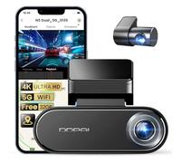 DDPAI Dashcam Coche 4K+1080P, Camara Vigilancia Coche con 32GB eMMC Integrada, Super Visión Nocturna, 5G WiFi, GPS, Modo Estacionamiento 24h, G-Sensor, Grabación en Bucle, Control por App, N5 Dual