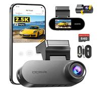 DDPAI N2 Dual Dashcam, 2.5K+1080P UHD, 1,9" Pantalla, Visión Nocturna IA ISP, WDR, ADAS, WiFi, Modo Aparcamiento 24 Horas, Admite hasta 256G Almacenamiento, Grabación en Bucle, Control Mediante App