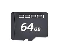 DDPAI Tarjeta SD 64 GB, Tarjeta de Memoria TF A1, U3, V30, Clase 10, Alta Velocidad 4K Ultra HD - Compatible con Dashcam, Smartphone, Tablet, Action CAM y Cámara de Vigilancia