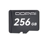 DDPAI Tarjeta SD de 256 G, tarjeta TF U3 V30 para cámara de salpicadero de coche, velocidad de lectura de hasta 100 MB/s