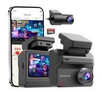 DDPAI Z50 Pro Dashcam, 4K+1080P Cámara Coche Grabadora con Tarjeta de 128 GB, Visión Nocturna AI-ISP, 5GHz Wi-Fi 6, GPS, 4G LTE Compatible, Modo Estacionamiento 48H, Pantalla IPS de 3'', Sensor G