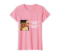 DDR Honecker Adelante Siempre hacia atrás Nunca Camiseta, Mujer, Rosado, 3XL
