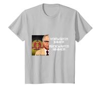 DDR Honecker Adelante Siempre hacia atrás Nunca Camiseta, Niños, Plata, 2 años