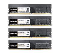 【DDR4 RAM】 GIGASTONE 64GB Kit(4x16GB) DDR4 2666MHz(2400MHz or 2133MHz) PC4-21300(PC4-19200/17000) CL19 1.2V UDIMM 288pin sin búfer sin ECC PC Desktop Only de Memoria Alto Rendimiento Actualización