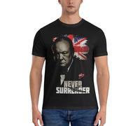 ddrdfff55 Allied-Nations-Winston-Churchill-Fitted-T-Shirt-Anime-Funny