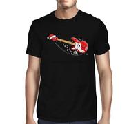 ddrdfff55 Christmas-Music-Red-Guitar-T-Shirt