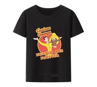 ddrdfff55 Curious-George-Friends-T-Shirt-White-Rockabilia-Clothing-Tops-Popular-Breathable-Comics