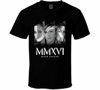 ddrdfff55 DIXIE-CHICKS-MMXVI-Tour-Date-2016-Unisex-Black-Tee-T-Shirt