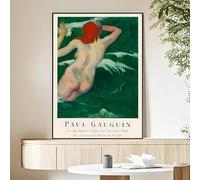 DDSEW GREWT Paul Gauguin Posters In The Waves Pintura en lienzo Paul Gauguin Wall Art Vintage Abstract Prints For Home Modern Decor Picture 40x60cm Sin marco