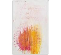 DDSEW GREWT Póster de Cy Twombly Coronación de Sesostris Pintura famosa Arte mural de lienzo de Cy Twombly Grabados abstractos para decoración 40x60cmx1 Sin marco