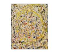DDSEW GREWT Pósters de Jackson Pollock, sustancia brillante, pintura abstracta en lienzo, arte de pared moderno, impresión de Jackson Pollock para decoración del hogar, imagen de 50x70 cm sin marco