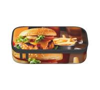 DDSFvbv - Estuche para lápices para bebidas con patas de pollo, suministros para estudiantes y oficina, bolsa de almacenamiento de artículos, bolsa de maquillaje, bolsa de papelería grande, Black, Una