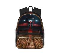 DDSFvbv Professional Basketball Arena - Mochila unisex para laptop, bolsa duradera para el trabajo, viajes, gran capacidad y gran regalo, Negro, Talla única