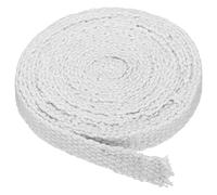 DDSTTLK Junta de fibra cerámica de alta temperatura for estufas de leña: cuerda de sellado duradera for chimeneas y hornos, blanca, temperatura máxima de 800 ℃(1inx1/8inx283in)