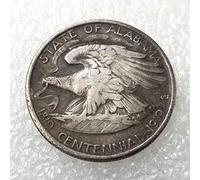 DDTing 1921 Antigua Liberty Morgan HALF-Dólar Moneda - Monedas Viejas Conmemorativas de Alabama - Dólares Morgan Uncirculated - Descubre la Historia de Monedas de Estados Unidos goodService