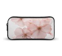 DDTKLSNV Estuche para lápices con diseño de flores, gran capacidad, bonito estuche de maquillaje para mujeres y hombres