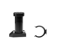 Ddujbtp 3. 4 soportes antideslizantes para gabinete, patas de plástico de altura ajustable para estantes, baño, cocina, estabilidad, mejora, patas ajustables resistentes para muebles