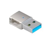 Ddujbtp Adaptador USB 3.1 portátil a USB C tipo convertidor de alta velocidad con velocidad de transferencia de 200 MB/s para laptop, tablet, PC A a convertidor de aleación de zinc