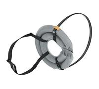 Ddujbtp Arnés para perros y gatos con discapacidad visual, cómodo y ajustable, collar de anillos ciegos para mascotas, dispositivo de guía de arnés de perro