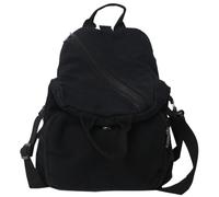 Ddujbtp Bolsa de hombro para mujer, color sólido, bolsa cruzada de lona, estilo japonés, mochila escolar para otoño e invierno, Black, Organizador de bolsas